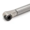 Emuca Charnière D'Ameublement-Piston de porte relevable Thin, diamètre 12mm, avec loquets, 10kg, acier et plastique, nickelé mat
