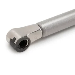 Emuca Charnière D'Ameublement-Piston de porte relevable Thin, diamètre 12mm, avec loquets, 10kg, acier et plastique, nickelé mat