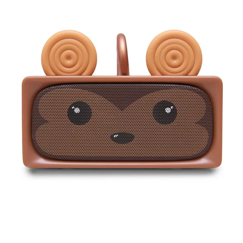 Mobility On Board Enceinte, Écouteur Et Casque-Enceinte Adorable stéréo Monkey - - Enceinte Bluetooth Monkey Marron