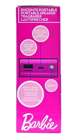 Lexibook Enceinte Bluetooth portable Barbie