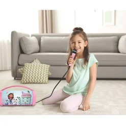 Lexibook Enceinte Bluetooth Sans-Fil Lumineuse avec Micro Gabby et la Maison Magique