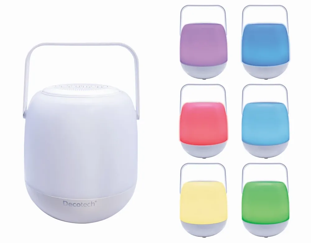 Lexibook Enceinte, Écouteur Et Casque-Enceinte portable Decotech avec effets lumineux