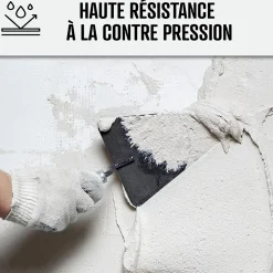 Arcane Industries Enduit de cuvelage hydrofuge - Étanchéité cave sous-sol garage / ARCACIM CAVE Blanc - 25 kg -