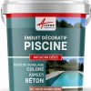 Arcane Industries ENDUIT DE CUVELAGE PISCINE FINITION BETON CIRE - ARCACIM DECO Rocou Orange Cuivre - 8 m² -