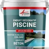 Arcane Industries ENDUIT DE CUVELAGE PISCINE FINITION BETON CIRE - ARCACIM DECO Titane Gris Clair - 16 m² -