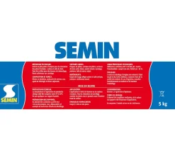 Semin Enduit de Rebouchage Cuisine et Salle de Bains , Seau de 5 kg
