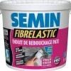 Semin Mastic, Cartouche Joint Et Silicone-Enduit de Rebouchage Fibrelastic , Fissures Vivantes, 1,5 kg