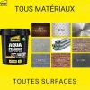 UHU Enduit d'étanchéité noir Aqua étanche pot de 750 ml