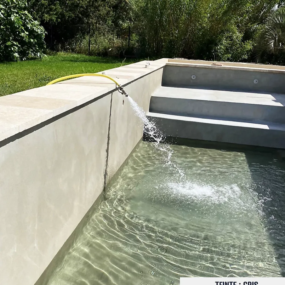 Arcane Industries Etanchéité Des Fondations-Enduit Piscine Hydrofuge - Etanchéité Piscine & Cuvelage : ARCACIM PISCINE Gris - 5 kg -
