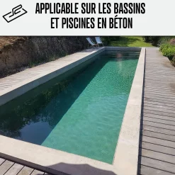 Arcane Industries Etanchéité Des Fondations-Enduit Piscine Hydrofuge - Etanchéité Piscine & Cuvelage : ARCACIM PISCINE Gris - 5 kg -