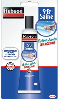 Rubson Mastic, Cartouche Joint Et Silicone-Enlève joints salle de bain 80ml