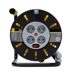 Diall Enrouleur Électrique-Enrouleur de bricolage HO5VVF 3G1.5mm², 50m