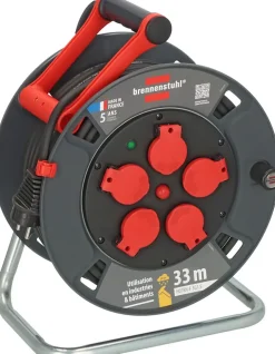 Brennenstuhl Enrouleur Électrique-Enrouleur de câble 300 KU 3101 Professional 33m H07RN-F 3G1,5 IP44 -