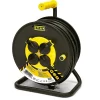Velamp Enrouleur Électrique-Enrouleur de câble électrique professionnel, 4 prises et fiche Schuko, H07RN-F3G2.5MM2, 40M , GS (TUV), IP44.