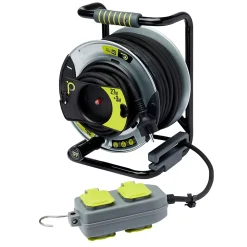 Masterplug Enrouleur de chantier Diall 27/3M H07RNF 3G1 5mm²