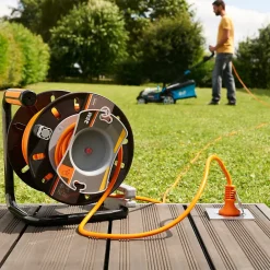 Diall Enrouleur de jardin 47/3M H05VVF 3G1 5mm²