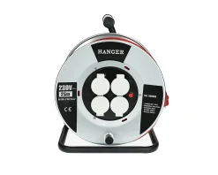 Hanger Enrouleur électrique 40m H07RN-F 3G 2,5mm2 flasque acier - - 600010