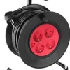 Horoz Electric Transformateur, Convertisseur Et Chargeur Usb-Enrouleur électrique 4 prises 16A L.15 mètres Protection anti-surcharge