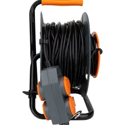 Zenitech Enrouleur Électrique-Enrouleur 4 prises déportées 30m - 2P+T 16A -