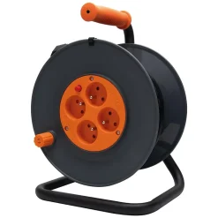 Zenitech Enrouleur 4 prises H05VV-F 3G1mm² - 25m -