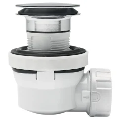 Wirquin Ensemble bonde et siphon de lavabo Quick-Clac Nano 6.7 Sortie Ø32 mm - 1/4 de tour