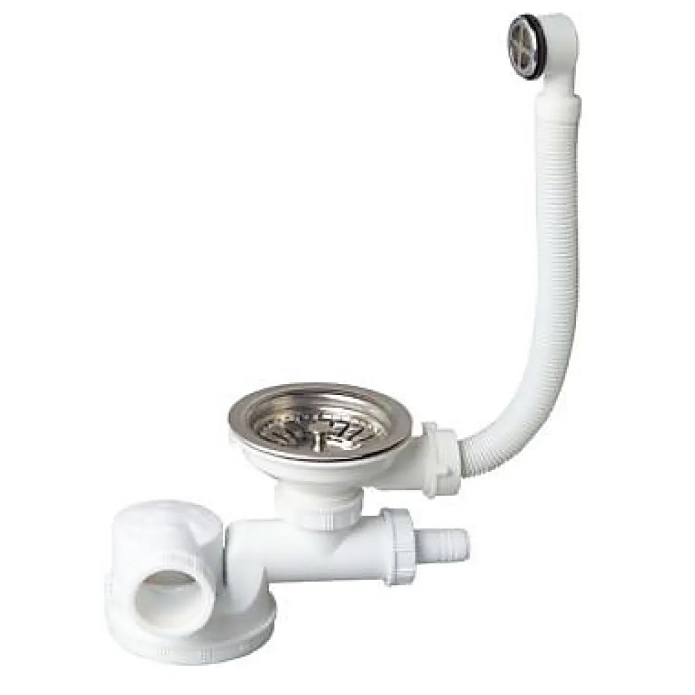 Wirquin Ensemble complet gain de place 1 bac ø 90 mm