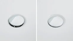 Duravit Evacuation De Baignoire-Ensemble de vidage siphon + trop-plein, Chrome, réglable - 8x40-88cmx18-50cm
