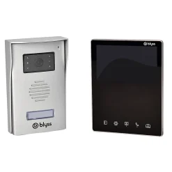 Blyss Visiophone-Ensemble interphone vidéo filaire et bouton pour l'extérieur Shelon