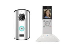 Blyss Visiophone-Ensemble interphone vidéo sans fil avec bouton pour l'extérieur Wilks