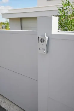 Blyss Ensemble interphone vidéo sans fil avec bouton pour l'extérieur Wolin