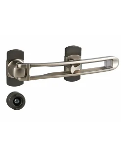 Thirard Entrebailleur pour porte d'entrée, taquet d'arrêt, 169mm, nickelé -