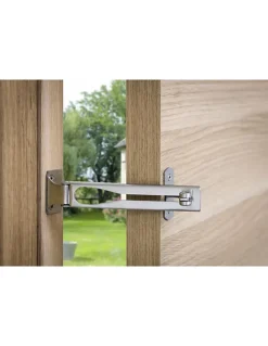 Thirard Entrebâilleur De Porte-Entrebailleur pour porte d'entrée, taquet d'arrêt, 148mm, inox -