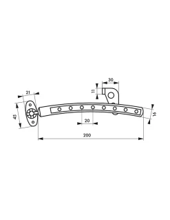 Thirard Entrebâilleur De Fenêtre-Entrebâilleur de fenêtre, 8 positions, réversible, cadenassable, blanc -