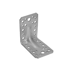 Afbat Equerre d'assemblage renforcée 90 x 90 x 65 x 2.5 mm