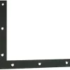 Afbat Equerre De Fixation-Equerre d'assemblage 300 x 300 mm - acier noir