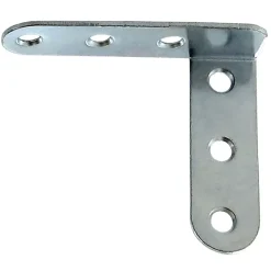 Vynex Equerre De Fixation-Equerre de chassis coudée gauche Diall acier zingué 60 mm