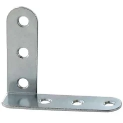 Vynex Equerre De Fixation-Equerre de chassis coudée gauche Diall acier zingué 40 mm