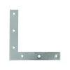 Thirard Equerre de fenêtre pour porte, 120x120x20mm, bouts carrés, acier zingué -