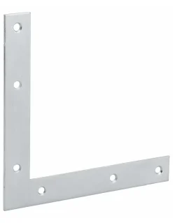 Thirard Equerre de fenêtre pour porte, 140x140x20mm, bouts carrés, acier zingué -