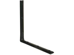 Afbat Equerre demi ronde 250 x 250 mm - acier noir