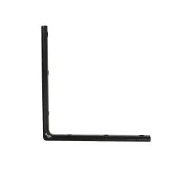 Afbat Equerre demi ronde 350 x 350 mm - acier noir