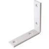 Vynex Equerre de renfort acier plastifié blanc 50 mm