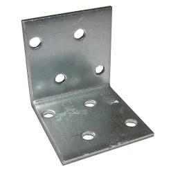 Afbat Equerre De Fixation-Equerre perforée 40 x 40 x 40 x 2 mm