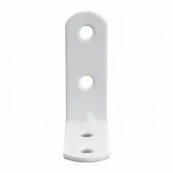 Diall 4 Equerres de chaise Acier Blanc l.14 x H.30 x P.30 mm