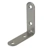 Diall 4 Equerres de chaise Acier Inox l.50 x H.25 x P.25 mm