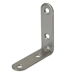 Diall 4 Equerres de chaise Acier Inox l.50 x H.25 x P.25 mm