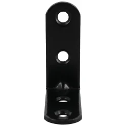 Diall 4 Equerres de chaise Acier Noir l.14 x H.40 x P.40 mm