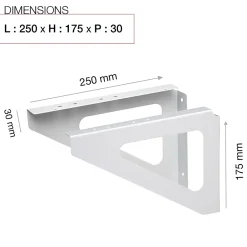 Renz Equerres murales Blanc crème mat RAL 9010M