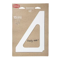 Renz Equerres murales Blanc crème mat RAL 9010M
