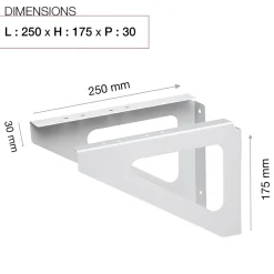 Renz Equerres murales Blanc neige brillant RAL 9016B